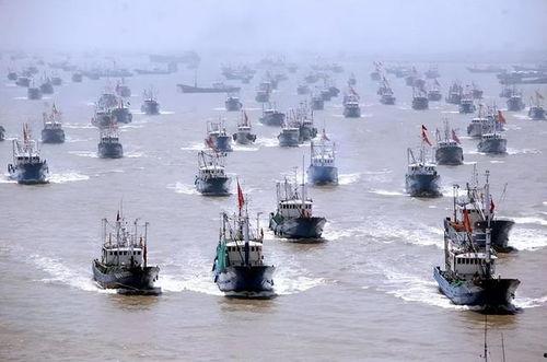 渔船吃瓜军演,军民融合共筑和平防线